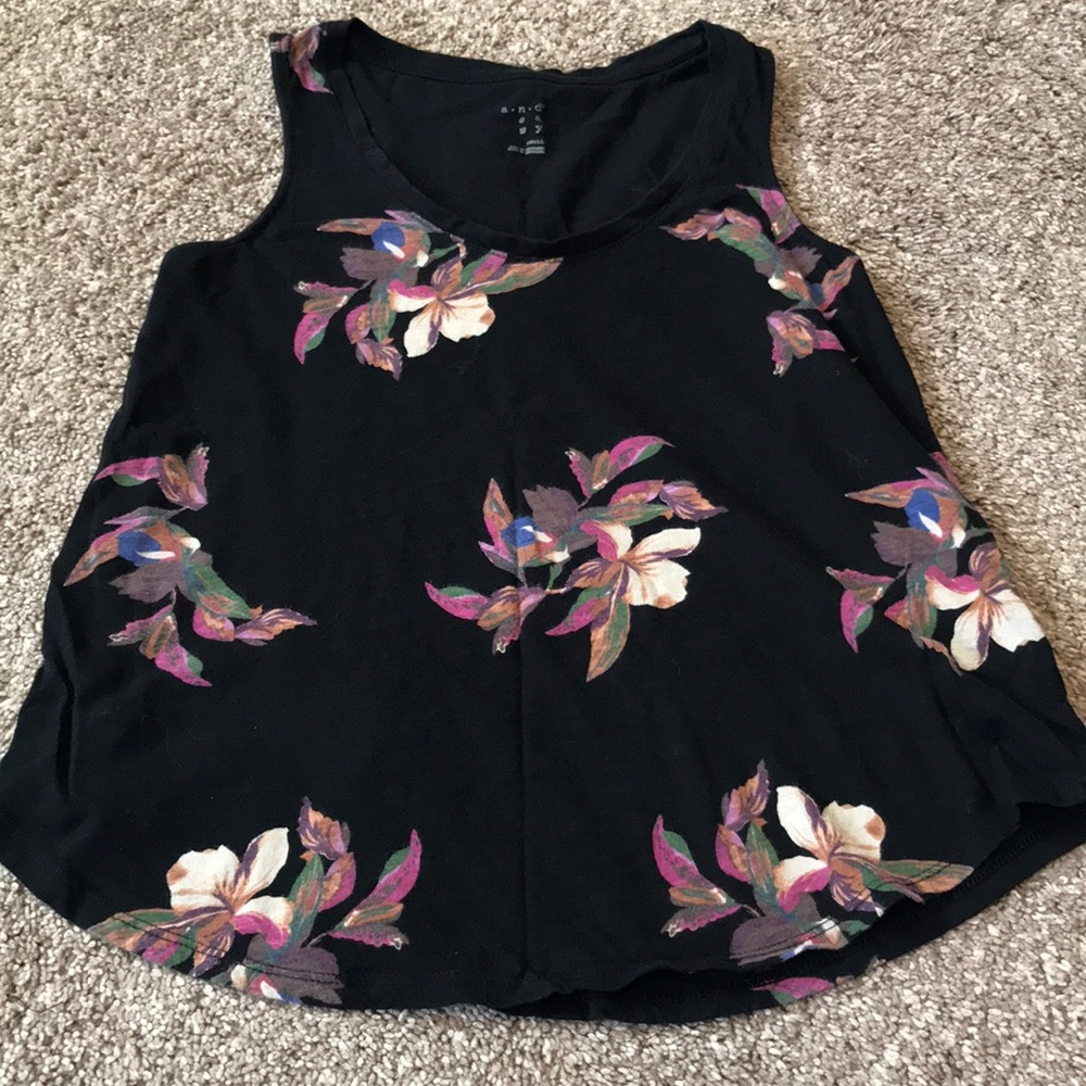 Floral tank top